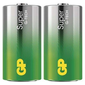 Alkalická batéria GP Super LR14 (C), 2 ks