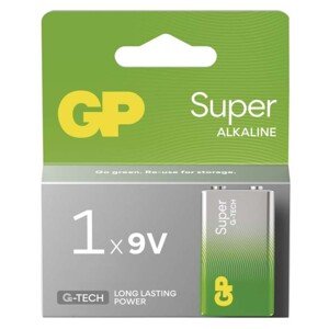 Alkalická batéria GP Super 6LR61 (9V) 1 ks