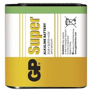 Alkalická batéria GP Super 3LR12 (4,5V), 1 ks