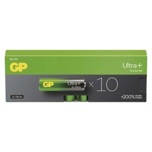 Alkalická batéria GP Ultra Plus LR6 (AA), 10 ks