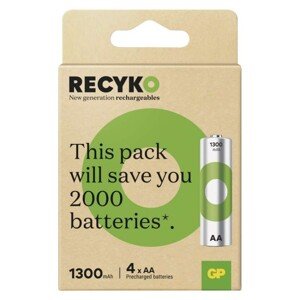 Nabíjacia batéria GP ReCyko 1300 (AA), 4 ks