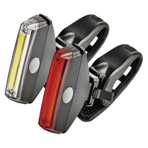LED predné + zad. sviet. na bicykel P3922 na 2× CR2032, 22 lm