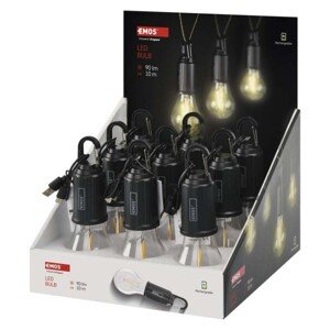 LED žiarovka s USB napájaním, 9 ks, box