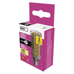 LED žiarovka do digestora Classic JC / E14 / 4,5 W (40 W) / 465 lm / teplá biela