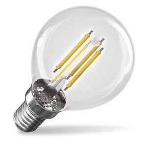 LED žiarovka Filament Mini Globe A CLASS / E14 / 3,8 W (60 W) / 806 lm / Neutrálna biela