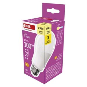 8 + 2 zdarma – LED žiarovka Classic A60 / E27 / 13 W (100 W) / 1 521 lm / teplá biela