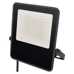 LED reflektor VISIO čierny, 100 W neutrálna biela