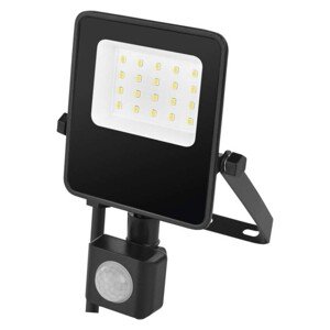 LED reflektor VISIO s pohybovým čidlom, 10W, neutrálna biela, čierný