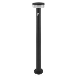 LED záhradné solárne stĺpikové svietidlo TERION, senzor súmraku, 12,5 x 12,5 x 80 cm