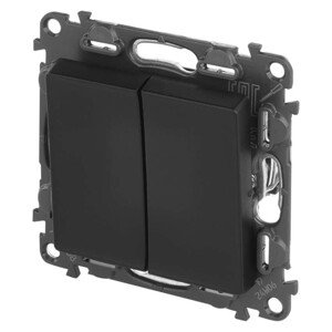 Legrand Valena Life vypínač dvojitý striedavý č. 6+6