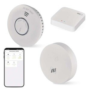 Sada GoSmart: 1x detektor dymu, 1x detektor úniku vody, 1x ZigBee brána