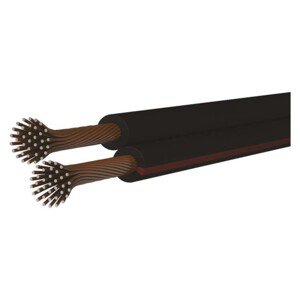 Dvojlinka ECO 2x0,5mm, čierno/červená, 100m