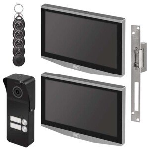 GoSmart Sada videovrátnika IP-750 pre 2 účastníkov s el. zámkom