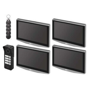 GoSmart Sada videovrátnika IP-750 pre 4 účastníkov
