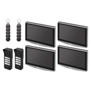GoSmart Sada videovrátnika IP-750 s 2 vstupmi pre 4 účastníkov