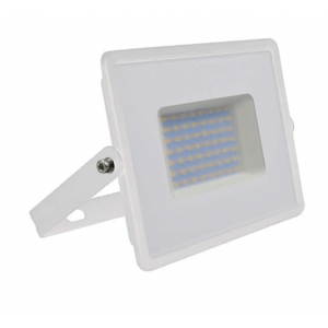 LED reflektor , 100 Watt , Ultra Slim , studená biela , E-series ,biely