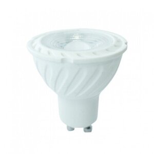 LED žiarovka , bodovka ,  pätica GU10 , 6,5 W , 38° , studená biela , SAMSUNG Chip , 5 rokov záruky
