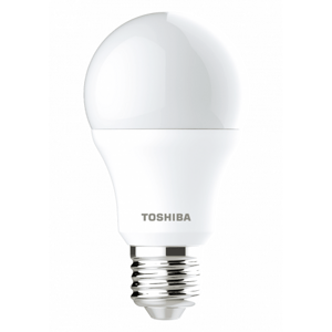 LED svietidlo , žiarovka , E27 pätica , 8.5 Watt , 180° , studená biela , TOSHIBA , 5 rokov záruky