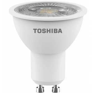 LED svietidlo  žiarovka, bodovka,  GU10 pätica , 7 Watt , 36° , studená biela , stmievatelné, TOSHIBA , 5 rokov záruky