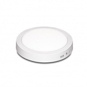 LED panel, 18W, nástenný (povrchový), okrúhly, neutrálna biela, LumenAuris