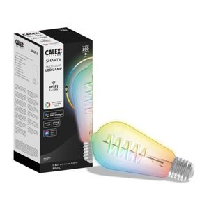 LED žiarovka E27 ST64 Edison SMART WiFi 4,9W 280lm RGB + teplá biela TUYA Filament CALEX