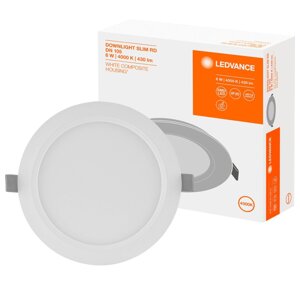 Zapustený zapustený LED panel 6W 4000K DOWNLIGHT Slim DN105 LEDVANCE round