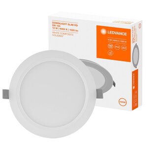 LED panel na zapustenie 12W 4000K DOWNLIGHT Slim DN155 LEDVANCE round