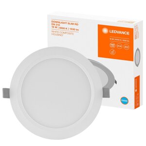 Zapustený 18W 6500K DOWNLIGHT Slim LED panel DN210 LEDVANCE round