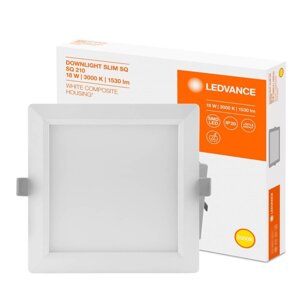 LED panel na zapustenie 18W 3000K DOWNLIGHT Slim SQ210 LEDVANCE square