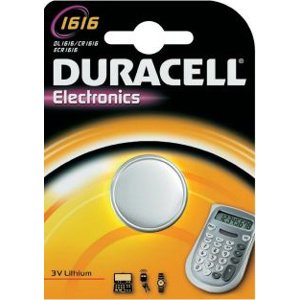 Duracell Electro lithium 1616 BATÉRIA DL1616 CR1616 3V