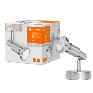 Stropné bodové svietidlo LED SPOT 1x GU10 sivé 2,6W 2700K teplé LEDVANCE