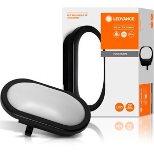 LED nástenné svietidlo 5,5W 4000K IP54 Hermetické vonkajšie čierne BULKHEAD LEDVANCE
