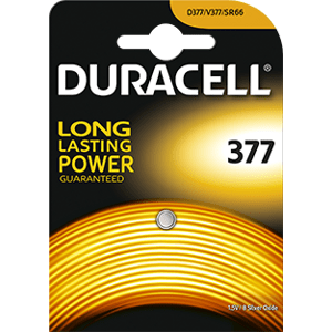 Duracell Silver D 377/SR66/SR626SW Blister 1