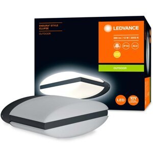 Vonkajšia fasádna nástenná lampa Grey 12,5W 3000K Warm IP44 ENDURA STYLE Ellipse LEDVANCE
