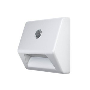 Svietidlo LED Nightlux na schodisko Biele 0,3W 10lm 4000K IP54 Senzor pohybu Ledvance