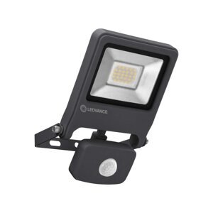 LED reflektor 20W 1700lm 3000K IP44 sivý so senzorom pohybu LEDVANCE Floodlight Endura