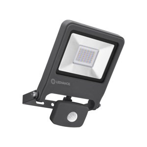 LED reflektor 30W 2700lm 3000K IP44 sivý so senzorom pohybu LEDVANCE Floodlight Endura