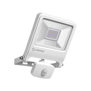 LED reflektor 30W 2700lm 3000K IP44 biely so senzorom pohybu LEDVANCE Floodlight Endura