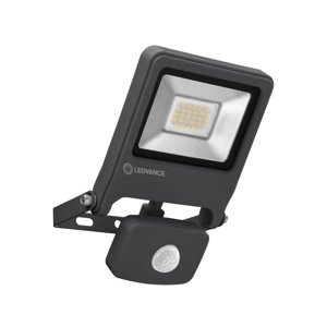 LED reflektor 20W 1700lm 4000K IP44 sivý so senzorom pohybu LEDVANCE Floodlight Endura