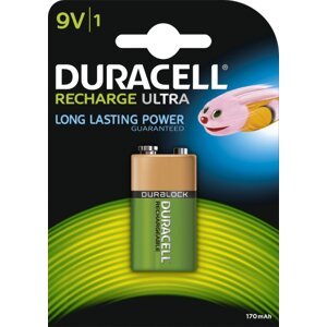 Nabíjacia batéria Duracell HR-9V 6F22 170mAh