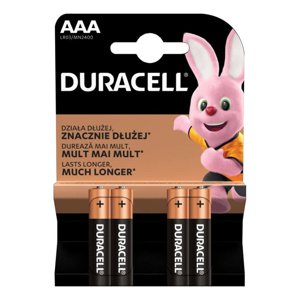 Duracell Basic AAA alkalické batérie LR03 blister 4ks