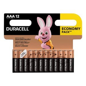 Duracell Basic AAA alkalické batérie LR03 blister 12ks