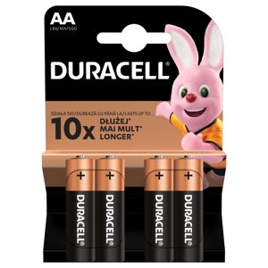 Duracell Basic AA alkalické batérie LR6 blister 4ks