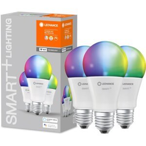 3PAK LED žiarovka E27 A75 14W = 100W 1521lm CCT RGB SMART+ WiFi Stmievateľná LEDVANCE