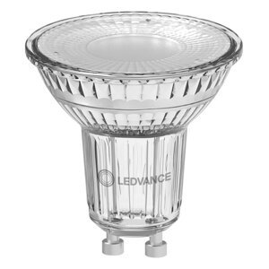 LED GU10 4,3W = 50W 350lm 3000K Teplé 36° sklo LEDVANCE Trieda výkonu