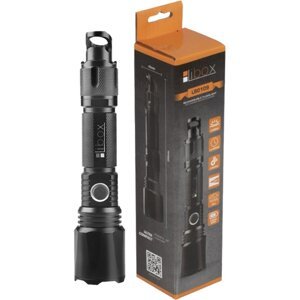 Taktická dobíjacia LED T6 LED baterka 900LM rotačná ZOOM 5 REŽIMOV IPX3 LB0109 LIBOX