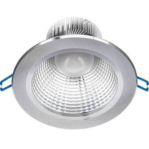 Stropné svietidlo 12W LED DOWNLIGHT DEEP Round 4000K 960lm Silver
