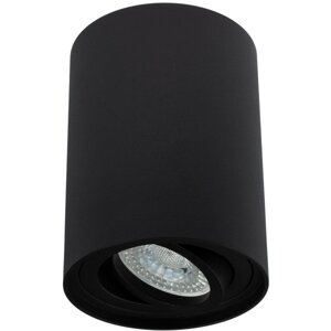 HALOGEN Spot Tube Movable AMAT-L GU10 Round Black 115mm LUMILED pre povrchovú montáž