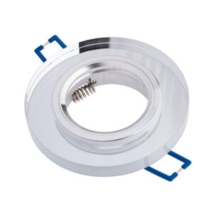 LED GU10 MR16 pevné okrúhle halogénové stropné svietidlo Ariel transparentné