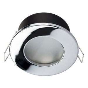 HALOGEN svietidlo na zapustenie do kúpeľne hermetické AQUS GU10 LUMILED chróm IP44 FIXED